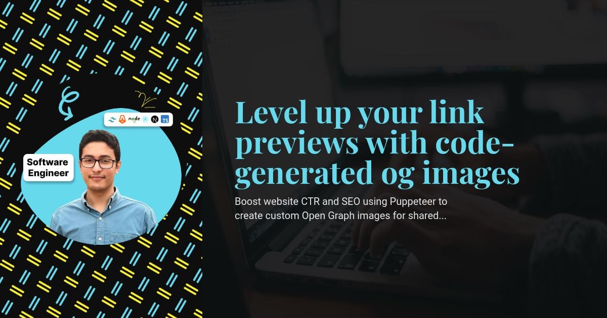 Level up your link previews with code-generated og images